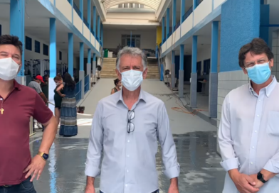Vérdi e Ciacci visitam prédio da escola Catanduvas após reforma
